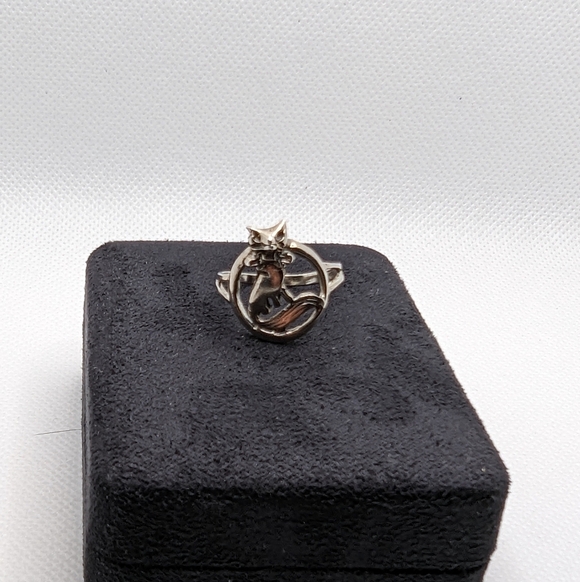 Jewelry - Vintage 925 Cat ring